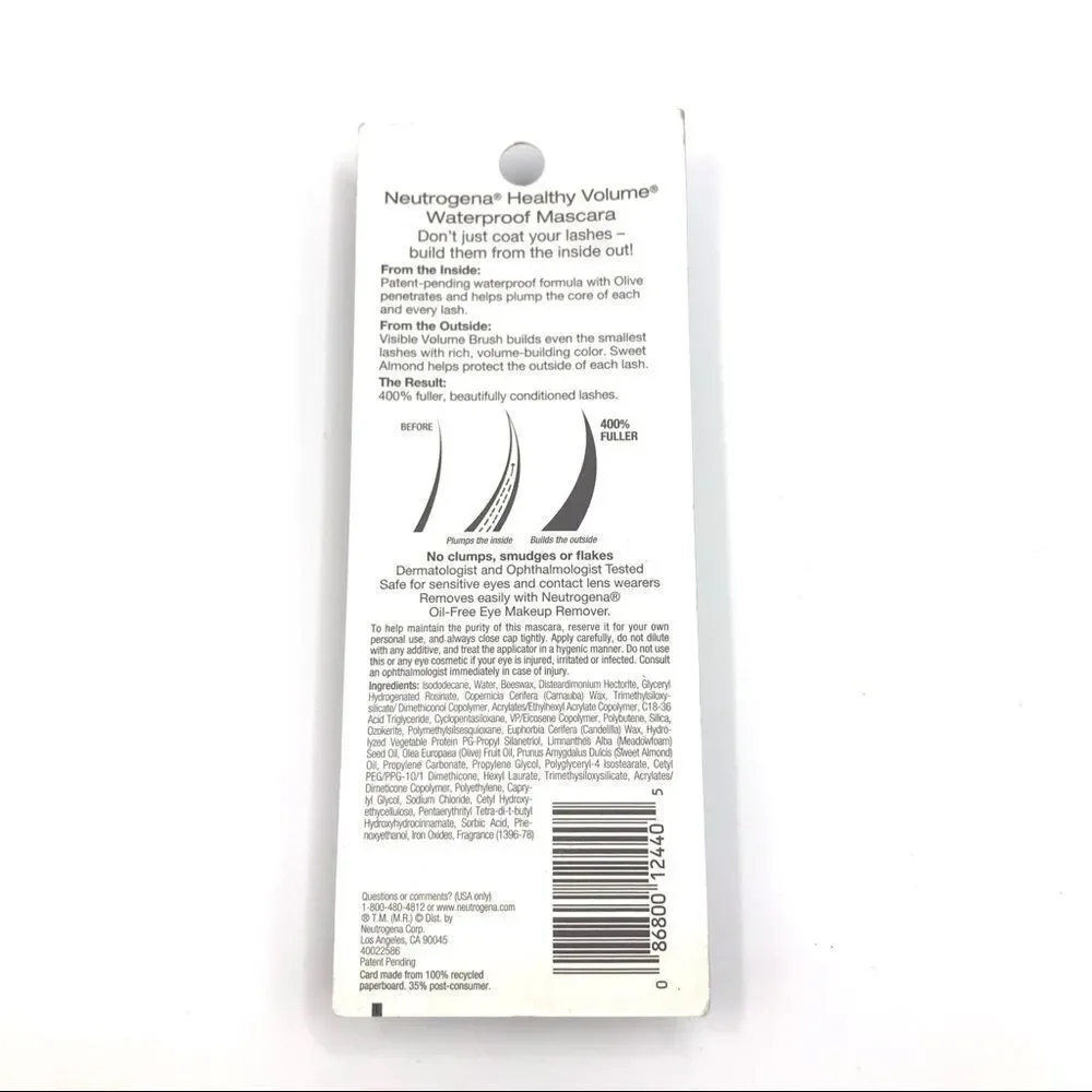 ‎Neutrogena healthy volume black/brown waterproof mascara HTF